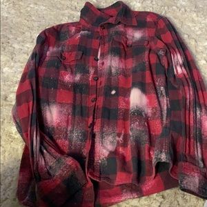 Vintage Christmas Bleached flannel